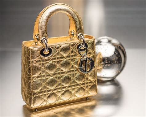 dior gold bag